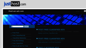 What Post-an-ad.com website looked like in 2013 (11 years ago)