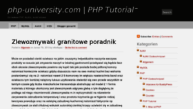 What Php-university.com website looked like in 2013 (11 years ago)