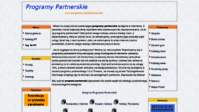 What Programy-partnerskie.com website looked like in 2013 (11 years ago)