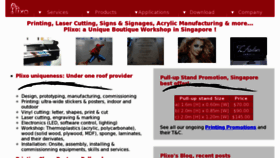 What Plixo.com.sg website looked like in 2013 (11 years ago)