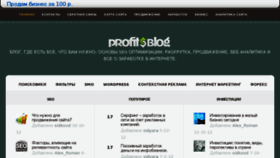What Profit-blog.com website looked like in 2013 (11 years ago)