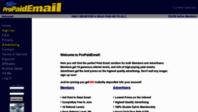 What Propaidemail.com website looked like in 2013 (11 years ago)