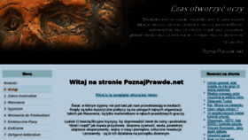 What Poznajprawde.net website looked like in 2013 (11 years ago)