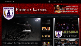 What Persipurajayapura.com website looked like in 2013 (11 years ago)