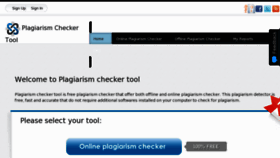 What Plagiarismcheckertool.com website looked like in 2013 (11 years ago)