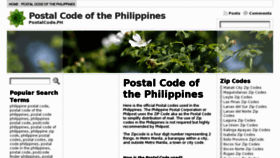 What Postalcode.ph website looked like in 2013 (11 years ago)