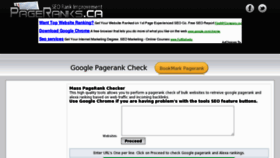 What Pageranks.ca website looked like in 2013 (11 years ago)