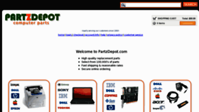 What Partzdepot.com website looked like in 2013 (11 years ago)