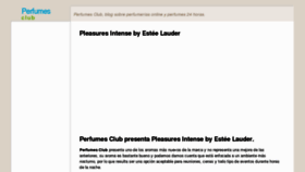 What Perfumesclub.info website looked like in 2013 (11 years ago)