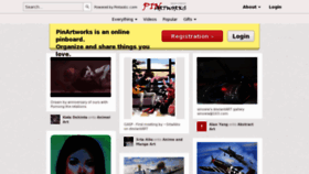 What Pinartworks.com website looked like in 2013 (11 years ago)
