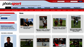 What Photosport.co.nz website looked like in 2013 (11 years ago)