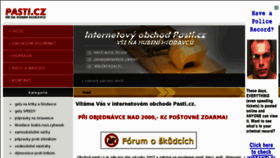 What Pasti.cz website looked like in 2013 (11 years ago)