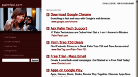 What Palmfad.com website looked like in 2013 (12 years ago)