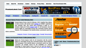 What Premiumlatest.com website looked like in 2013 (11 years ago)