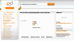 What Produkt.de website looked like in 2013 (11 years ago)
