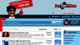 What Porunbillete.com website looked like in 2013 (11 years ago)