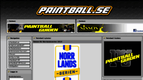What Paintball.se website looked like in 2013 (11 years ago)
