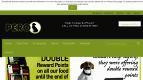 What Pero-petfood.co.uk website looked like in 2013 (11 years ago)
