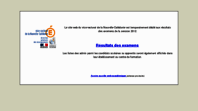 What Publinet.ac-noumea.nc website looked like in 2013 (11 years ago)
