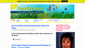 What Positivespinblog.com website looked like in 2013 (11 years ago)