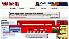 What Postalcodeofindia.com website looked like in 2013 (11 years ago)