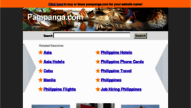What Pampanga.com website looked like in 2013 (11 years ago)