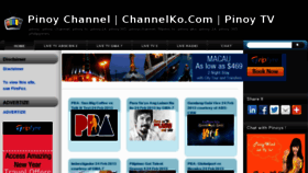 What Pinoy24.tv website looked like in 2013 (12 years ago)