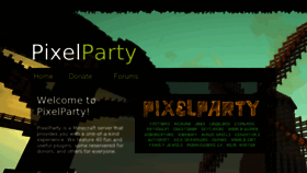 What Pixelparty.info website looked like in 2013 (11 years ago)