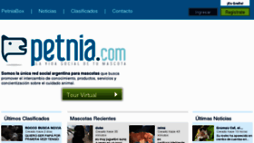 What Petnia.com website looked like in 2013 (11 years ago)