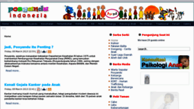 What Posyandu.org website looked like in 2013 (11 years ago)