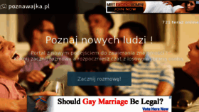 What Poznawajka.pl website looked like in 2013 (12 years ago)