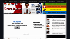 What Puroseguros.com website looked like in 2013 (11 years ago)