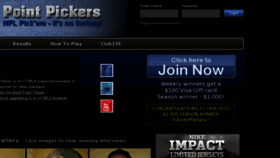 What Pointpickers.com website looked like in 2013 (11 years ago)