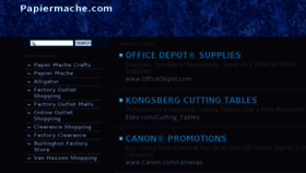 What Papiermache.com website looked like in 2013 (11 years ago)