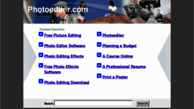 What Photoediter.com website looked like in 2013 (11 years ago)