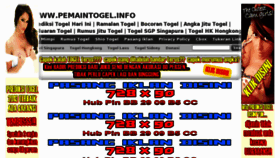 What Pemaintogel.info website looked like in 2013 (11 years ago)