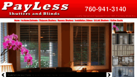 What Paylessshutters.com website looked like in 2013 (10 years ago)