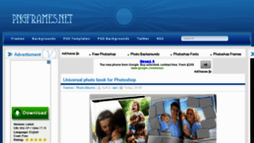 What Pngframes.net website looked like in 2013 (10 years ago)