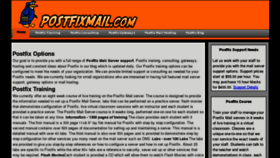 What Postfixmail.com website looked like in 2013 (10 years ago)