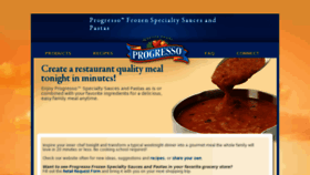 What Progressofrozenfoods.com website looked like in 2013 (10 years ago)