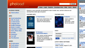 What Phoload.com website looked like in 2013 (10 years ago)