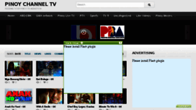 What Pinoychannel.us website looked like in 2013 (10 years ago)