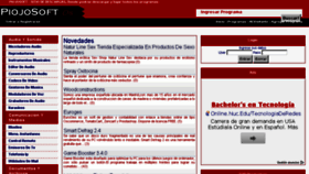 What Piojosoft.com website looked like in 2013 (10 years ago)