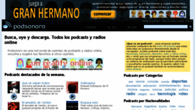 What Podsonoro.com website looked like in 2013 (10 years ago)