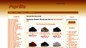 What Popnike.com website looked like in 2013 (10 years ago)