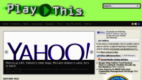 What Play-this.org website looked like in 2013 (10 years ago)