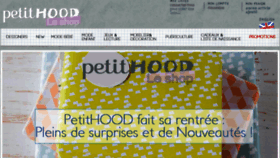 What Petithood.com website looked like in 2013 (10 years ago)