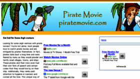 What Piratemovie.com website looked like in 2013 (10 years ago)