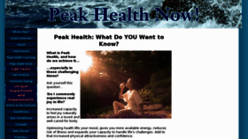 What Peakhealthnow.com website looked like in 2013 (10 years ago)