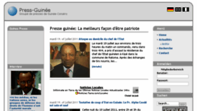 What Press-guinee.com website looked like in 2013 (10 years ago)